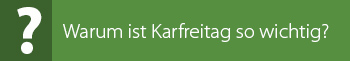 Grüner Hintergrund mit einem weißen Fragezeichen links und dem Text 